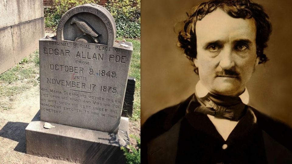 El misterio de la tumba de Edgar Allan Poe, padre de las novelas de terror