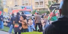 Un camión embistió a un grupo de manifestantes en Los Ángeles durante una marcha en apoyo al pueblo iraní