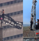 El extremo y prohibido compromiso de dos ‘skywalkers’ en la antena del Empire State