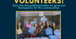 La asambleísta Jessica González-Rojas convoca a voluntarios para distribución masiva de mochilas