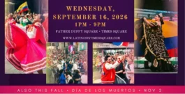 Latinos in Times Square celebrará su evento anual el 16 de septiembre en Nueva York