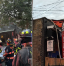 Fuerte Incendio en restaurantes de Brooklyn deja a seis bomberos heridos