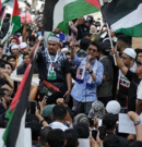 Protestas Frente a las Naciones Unidas Contra la Política de Israel y la Guerra en Gaza